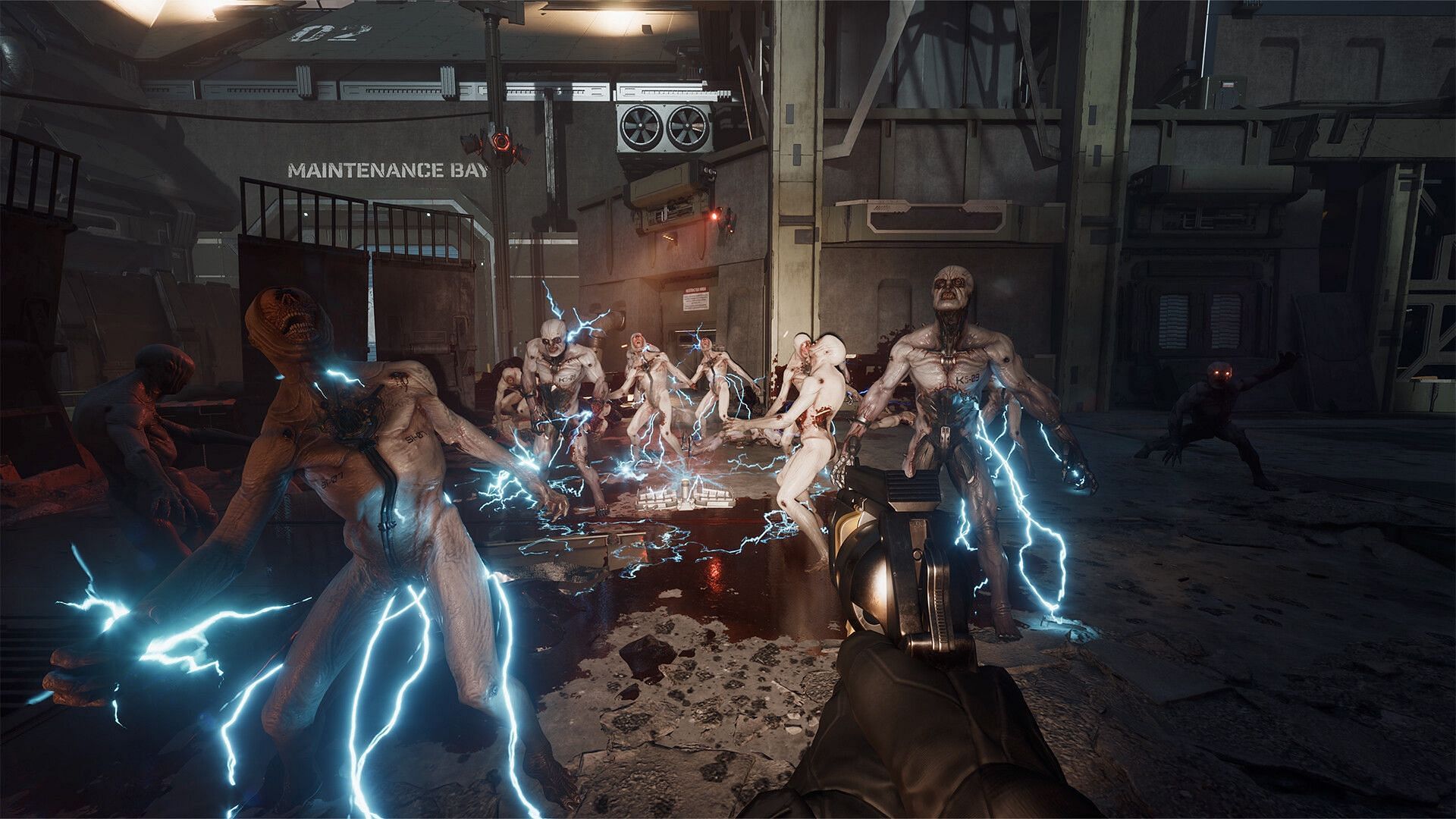 You can apply the Shock status with weapons (Image via Tripwire Interactive)